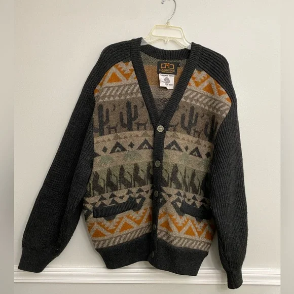 Vintage Longhouse Canada Wool Cardigan - Picture 1 of 4